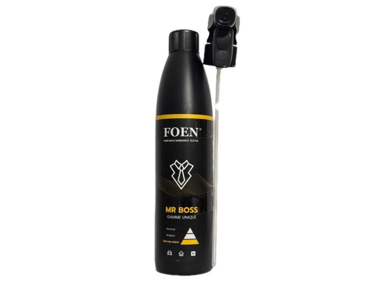 Parfum textile senteur bois de cèdre Foen Mr Boss